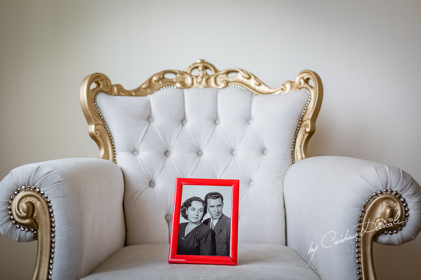 Bride's grandparents memories photographed at a wedding in Nicosia by Cyprus Wedding Photographer Cristian Dascalu